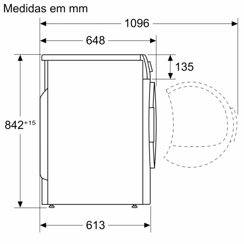 Máquina de Secar Roupa Balay 3SB090B